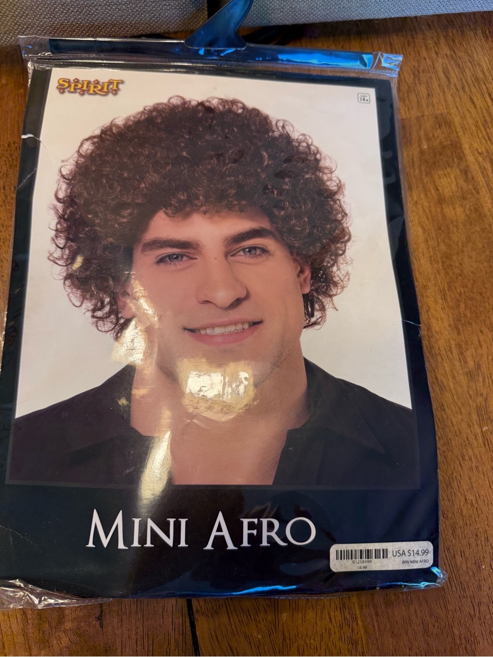 Spirit Brown Curly Costume Wig